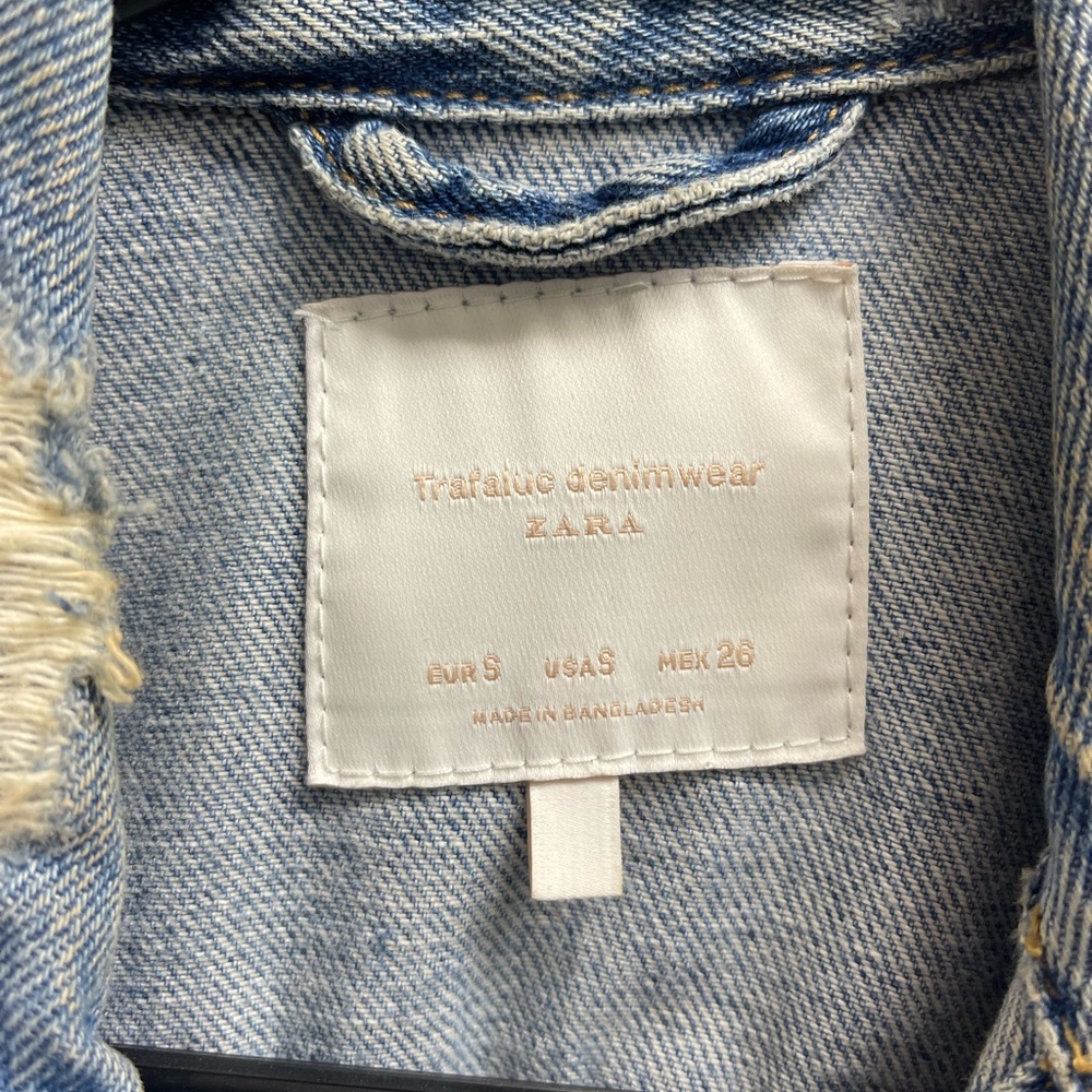 Distressed Denim Jacket - Picture 2 of 3